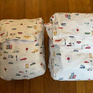 City Cars Cotton Kids' Sheetset- Pillowfort brand, size full